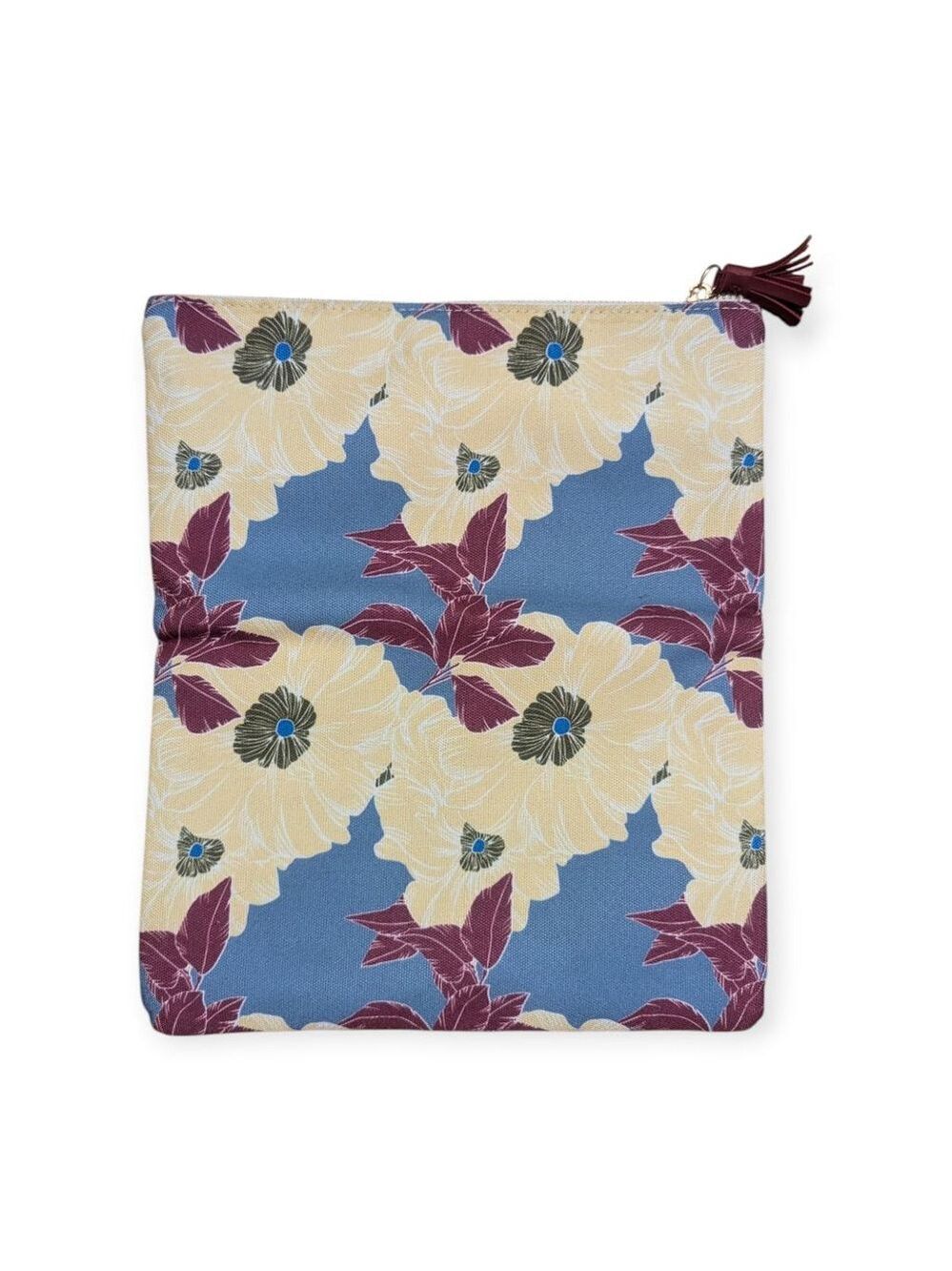Rachel Pally Floral Reversible Foldover Clutch Blue - Picture 3 of 6